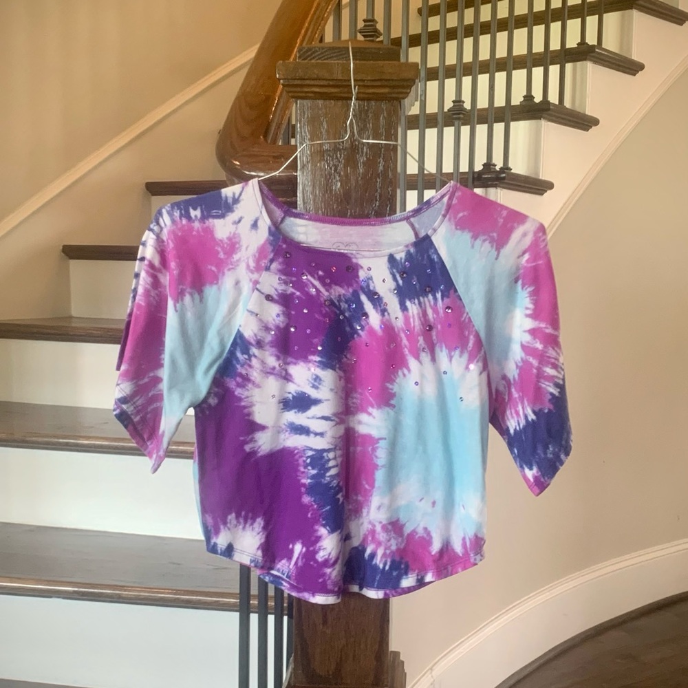 Tie-dye blouse for girls